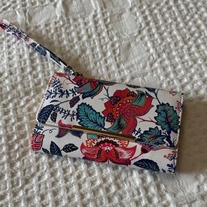 Floral Women's Wristlet Clutch